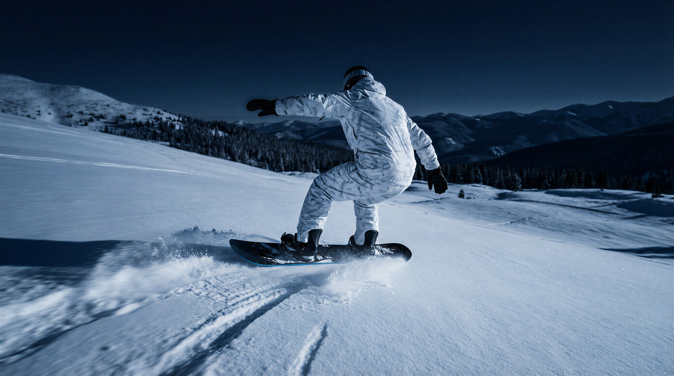 Portrait of a snowboard rider in icy outerwear.